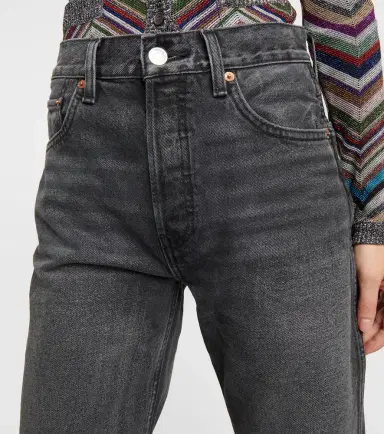 Re/Done '90s Loose high-rise straight jeans | Thumbnail 4