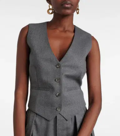 Wardrobe.NYC Wardrobe. NYC Single-breasted vest | Thumbnail 2 Wardrobe.NYC Wardrobe. NYC Single-breasted vest | Thumbnail 2