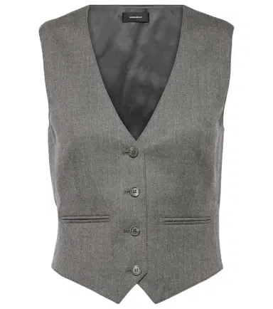 Wardrobe.NYC Wardrobe. NYC Single-breasted vest | Thumbnail 1 Wardrobe.NYC Wardrobe. NYC Single-breasted vest | Thumbnail 1
