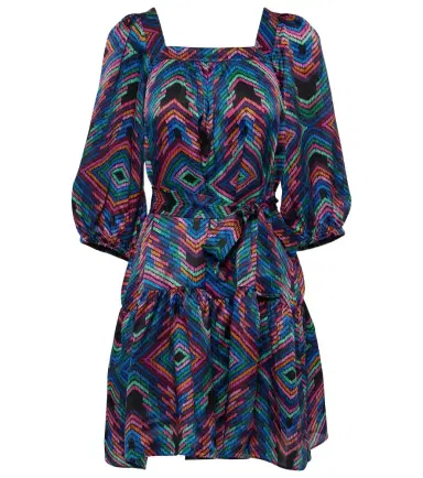 Eres Nightclub printed satin minidress | Thumbnail 1