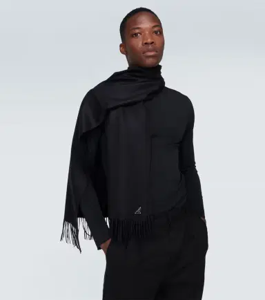 Prada Silk and cashmere scarf | Thumbnail 3