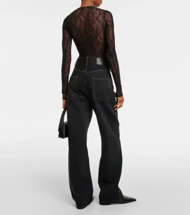 Wardrobe.NYC Wardrobe. NYC Floral lace bodysuit | Thumbnail 3