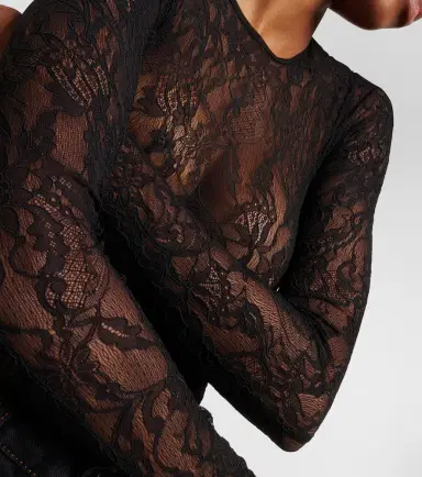Wardrobe.NYC Wardrobe. NYC Floral lace bodysuit | Thumbnail 5