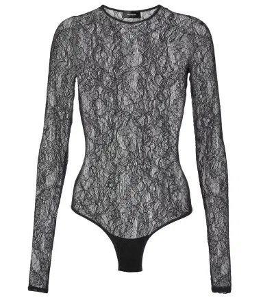 Wardrobe.NYC Wardrobe. NYC Floral lace bodysuit | Thumbnail 1