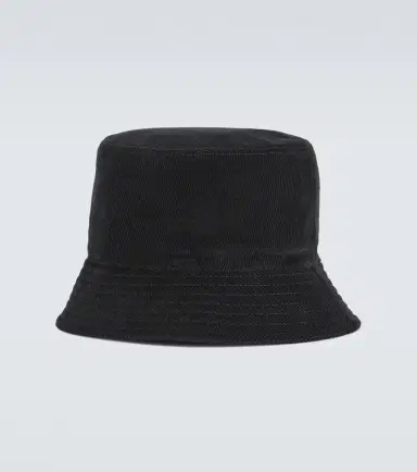 Prada Logo cotton corduroy bucket hat | Thumbnail 2