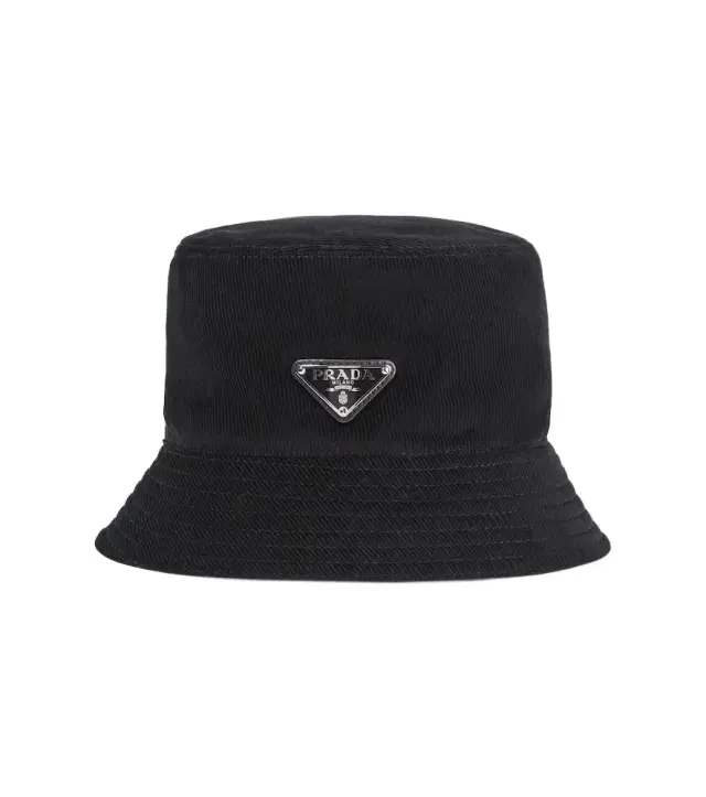 Logo cotton corduroy bucket hat