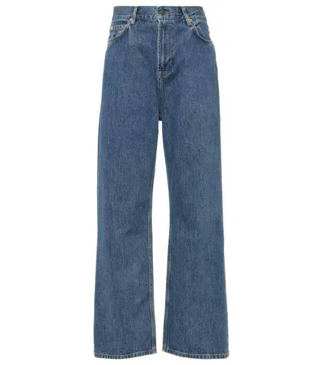 Wardrobe. NYC High-rise straight jeans