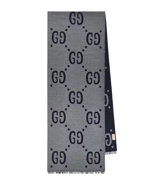 Gucci GG jacquard wool-silk scarf