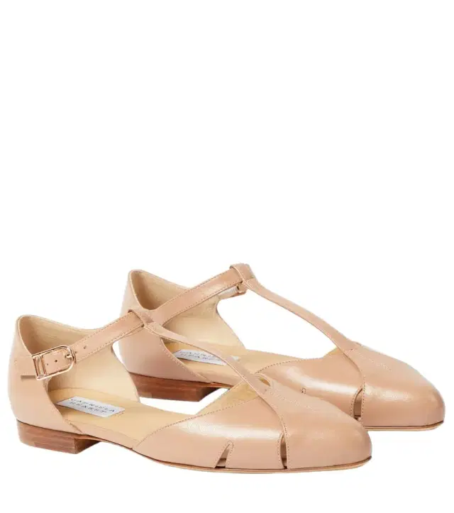 Gabriela Hearst Harlow leather ballet flats