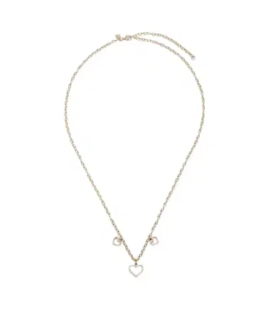 Sydney Evan Three Hearts 14kt gold necklace with diamonds | Thumbnail 1