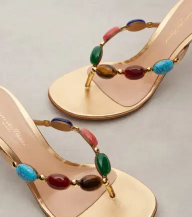 Gianvito Rossi Shanti embellished leather thong sandals | Thumbnail 5 Gianvito Rossi Shanti embellished leather thong sandals | Thumbnail 5
