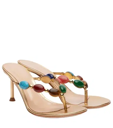 Gianvito Rossi Shanti embellished leather thong sandals | Thumbnail 1 Gianvito Rossi Shanti embellished leather thong sandals | Thumbnail 1