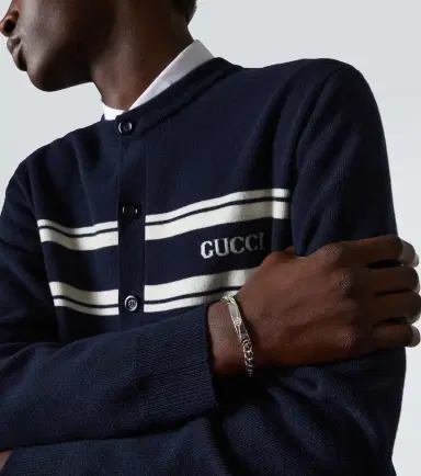 Gucci Interlocking G sterling silver bracelet | Thumbnail 4