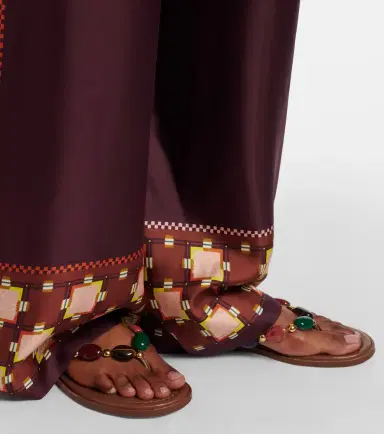 Gianvito Rossi Shanti embellished leather thong sandals | Thumbnail 6