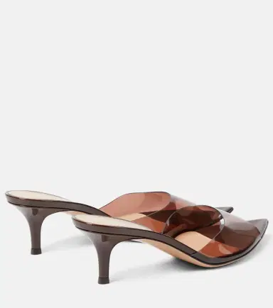 Gianvito Rossi Elle 55 TPU and patent leather mules | Thumbnail 4 Gianvito Rossi Elle 55 TPU and patent leather mules | Thumbnail 4