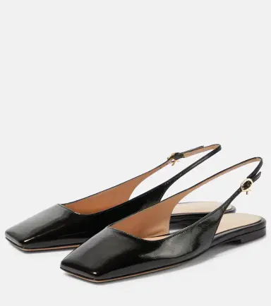 Gianvito Rossi Freeda leather slingback flats | Thumbnail 2