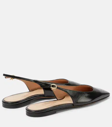 Gianvito Rossi Freeda leather slingback flats | Thumbnail 3