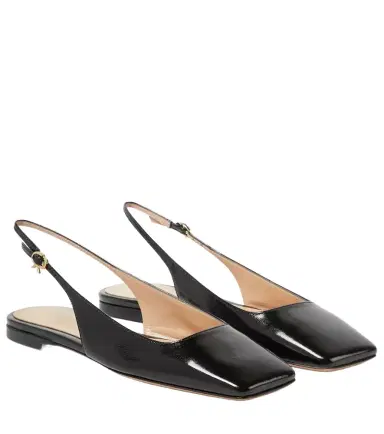 Gianvito Rossi Freeda leather slingback flats | Thumbnail 1