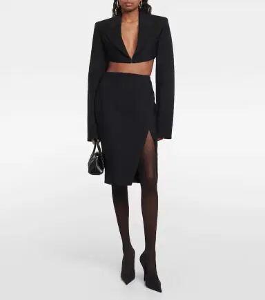 Mugler High-rise pencil skirt | Thumbnail 2