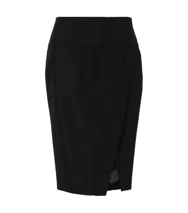 Mugler High-rise pencil skirt