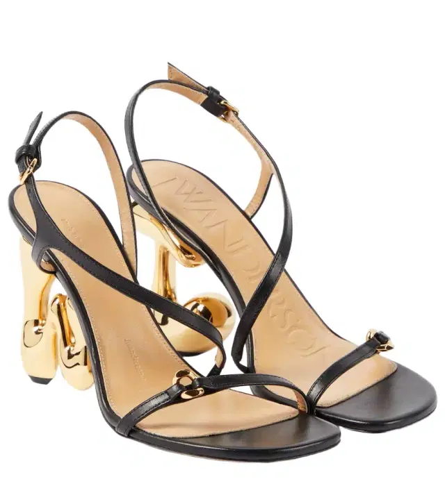 JW Anderson JW Bubble Heel leather sandals