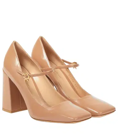 Gianvito Rossi Freeda leather pumps | Thumbnail 1
