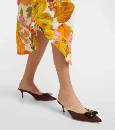 Gianvito Rossi Jaipur suede mules | Thumbnail 6