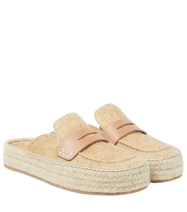 JW Anderson Leather-trimmed mules | Thumbnail 1