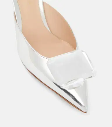 Gianvito Rossi Jaipur 55 embellished metallic leather mules | Thumbnail 4