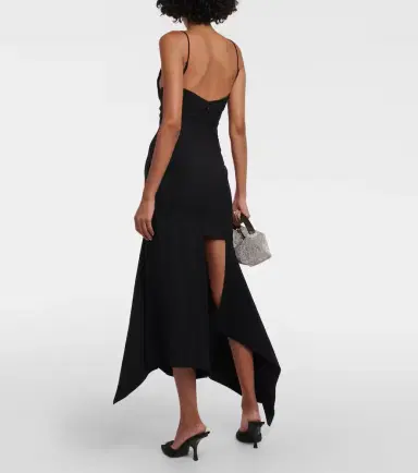 Mugler Paneled midi dress | Thumbnail 2
