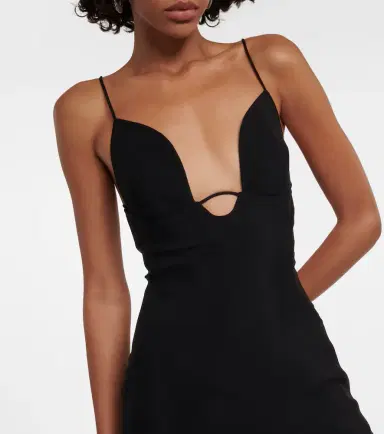 Mugler Paneled midi dress | Thumbnail 3