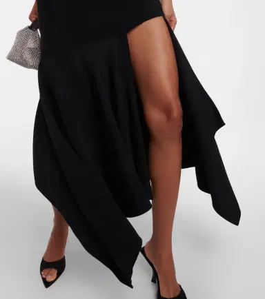 Mugler Paneled midi dress | Thumbnail 4