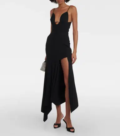Mugler Paneled midi dress | Thumbnail 5