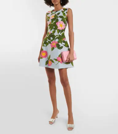 Oscar de la Renta Printed minidress | Thumbnail 2