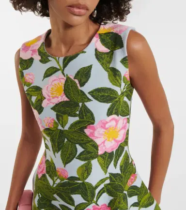 Oscar de la Renta Printed minidress | Thumbnail 3