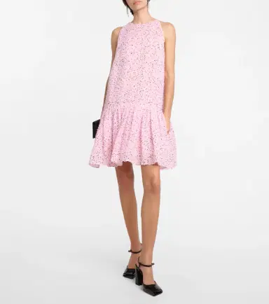 Oscar de la Renta Fil coupé minidress | Thumbnail 5 Oscar de la Renta Fil coupé minidress | Thumbnail 5