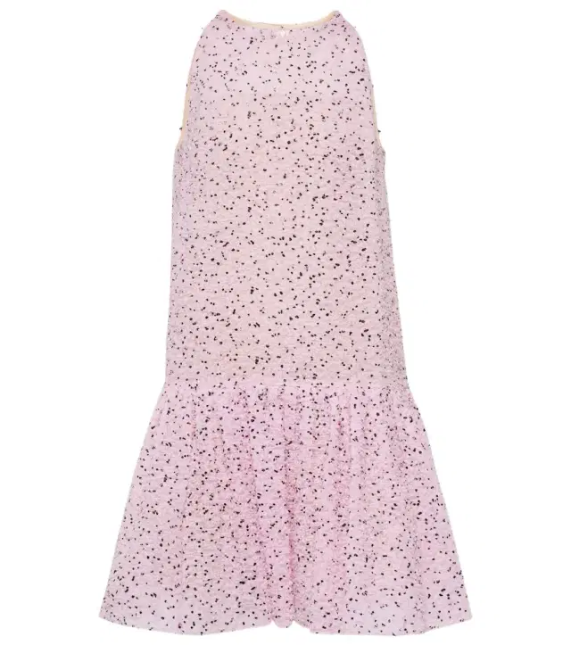 Oscar de la Renta Fil coupé minidress