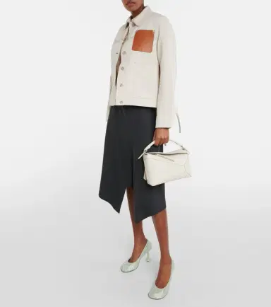 Loewe Puzzle Edge Small leather top-handle bag | Thumbnail 3 Loewe Puzzle Edge Small leather top-handle bag | Thumbnail 3
