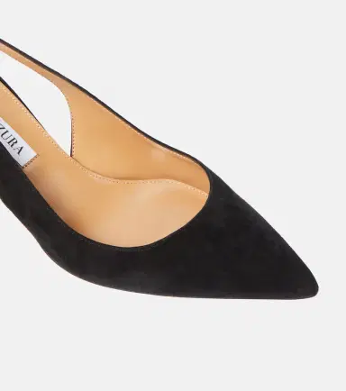 Aquazzura Bow Tie 50 suede pumps | Thumbnail 7