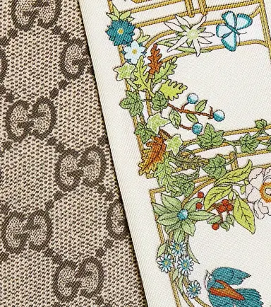 Gucci Printed silk twill scarf | Thumbnail 4