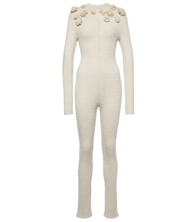 Magda Butrym Cable-knit silk jumpsuit