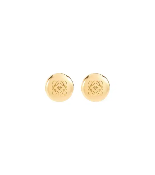 Loewe Anagram Pebble sterling silver earrings