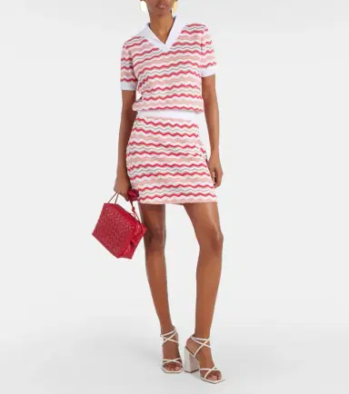 Missoni Zig Zag cotton-blend miniskirt | Thumbnail 4