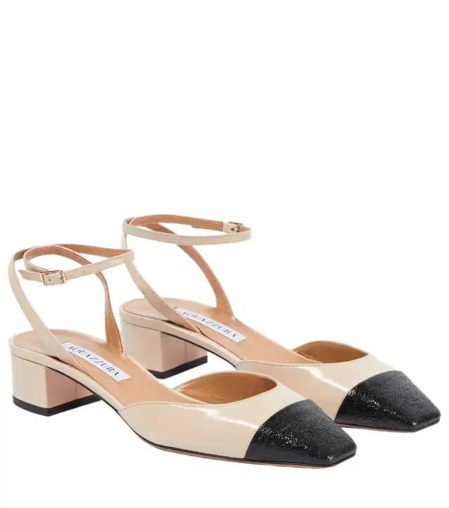 Aquazzura French Flirt 35 leather pumps