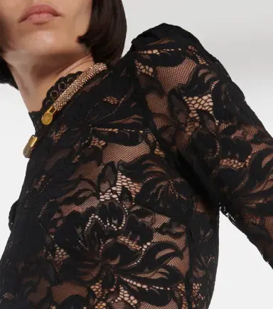 Rabanne Floral lace top | Thumbnail 2
