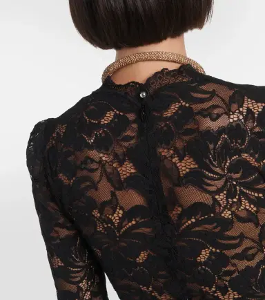 Rabanne Floral lace top | Thumbnail 6