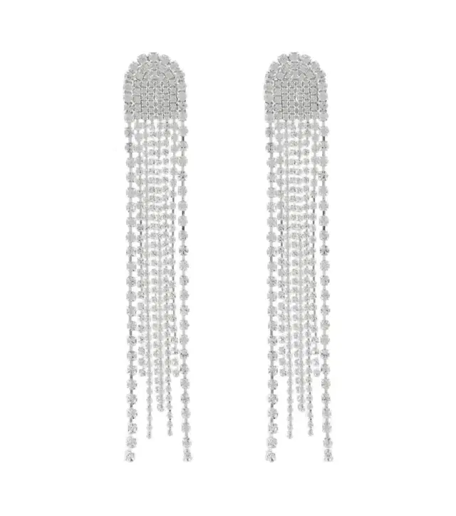 Magda Butrym Crystal-embellished drop earrings