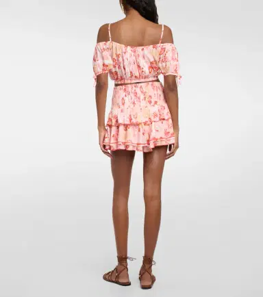 Poupette St Barth Alizee ruffled miniskirt | Thumbnail 2