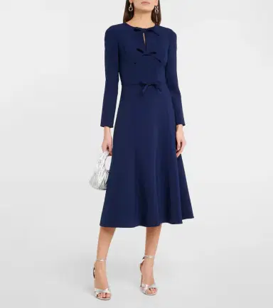 Carolina Herrera Bow-detail midi dress | Thumbnail 3