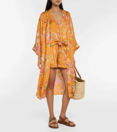 Poupette St Barth Isabelle floral high-rise shorts | Thumbnail 3